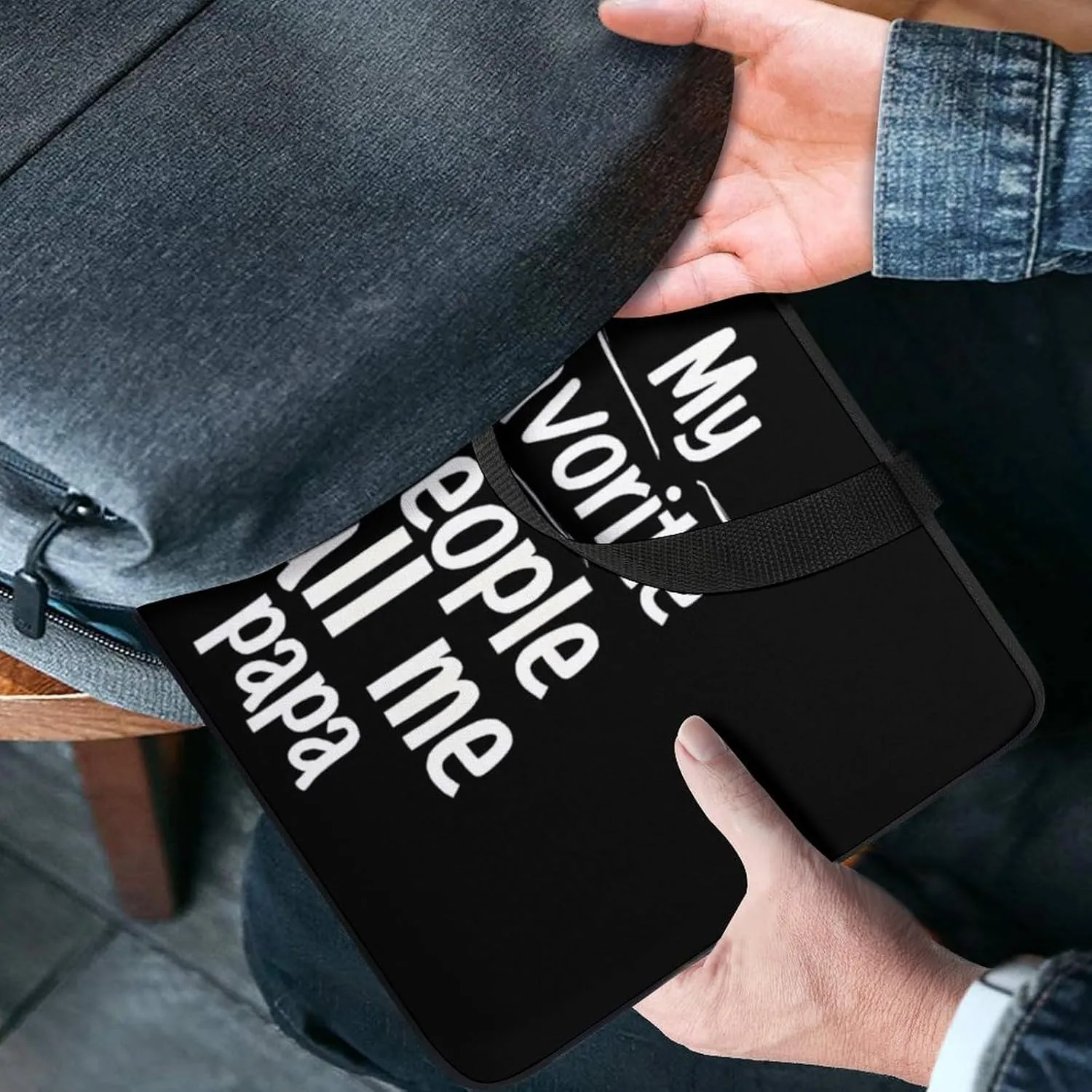 My Favorite People Call Me Papa Funny Laptop Bag Printed Protective Cover Case Handbag for Laptop/Notebook/Ultrabook 10/12/13/15/17 Inches