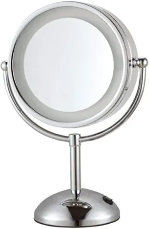 Nameeks AR7713-CR-3x Glimmer Double Face Round 3x Magnification Makeup Mirror, Chrome