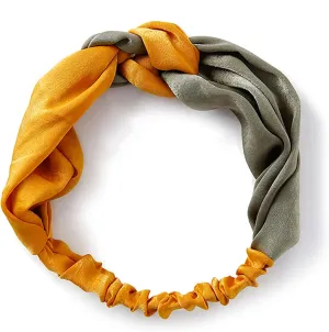 NCDUANSAN Retro small silk scarf girl heart spring and summer narrow ribbon headband headband bag long scarf headdress