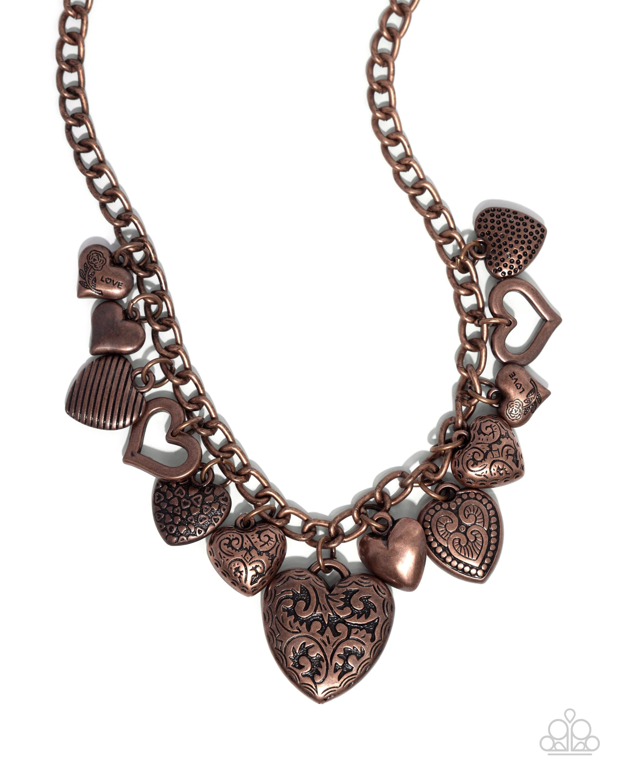 Neacklaces Heart Hangout - Copper N326