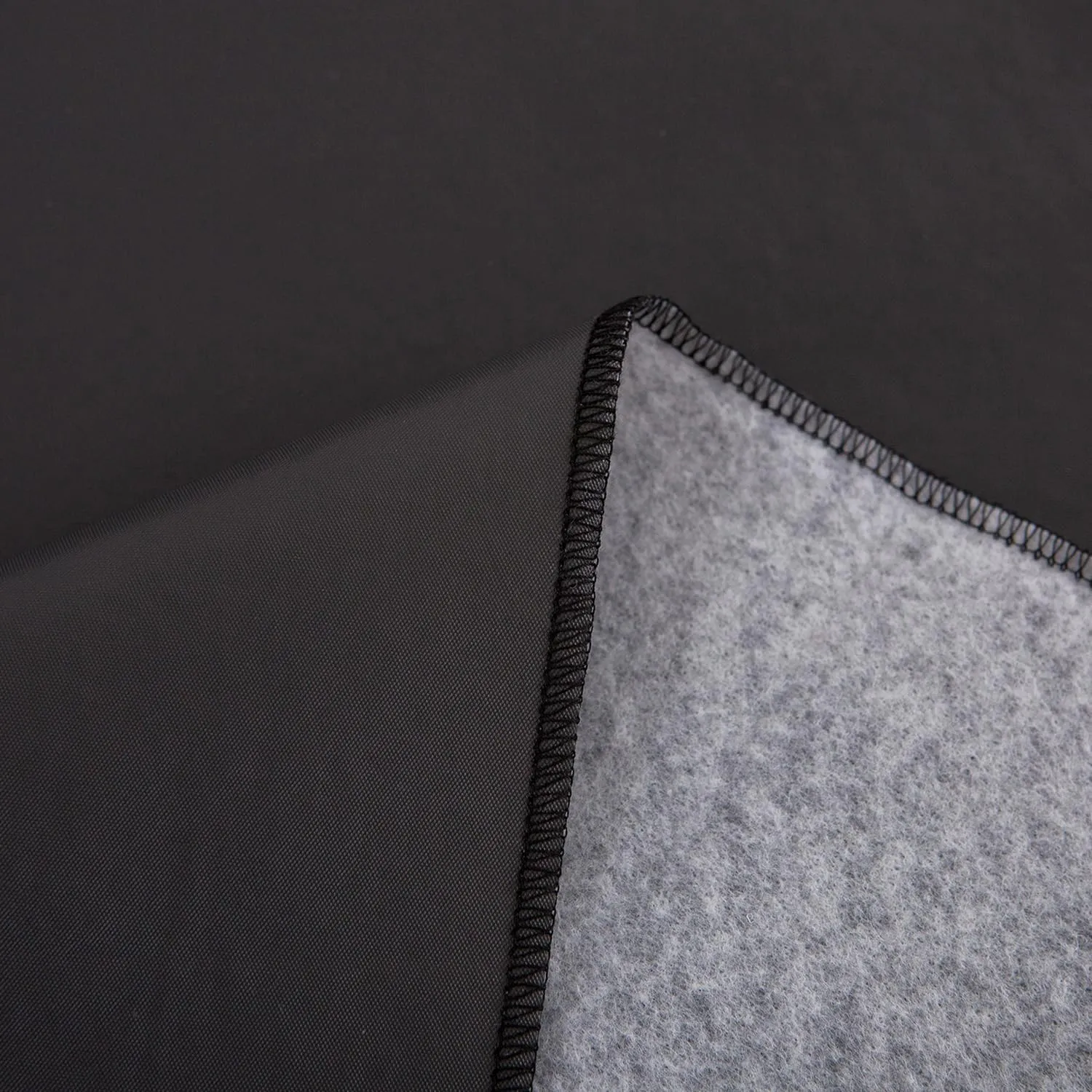 NLMUVW Vinyl Tablecloth with Flannel Backing 100% Waterproof Rectangle PVC Table Cloth Oil Proof Wipe Clean Table Cover for Dining Party Camping Outdoor, Black, 60 X 140 Inch