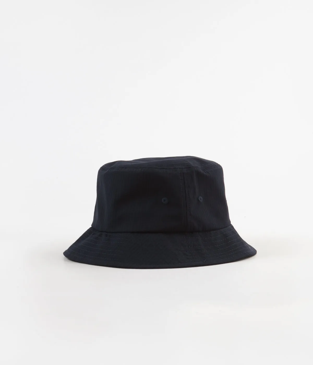 Norse Projects Seersucker Bucket Hat - Dark Navy