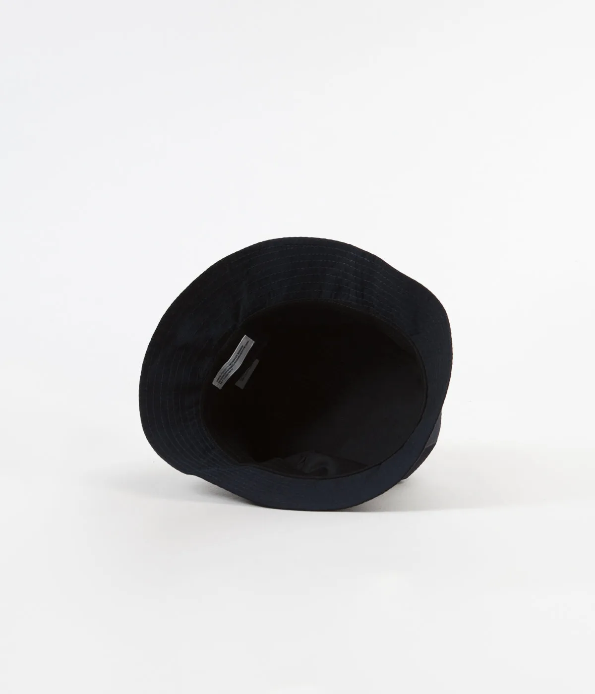 Norse Projects Seersucker Bucket Hat - Dark Navy
