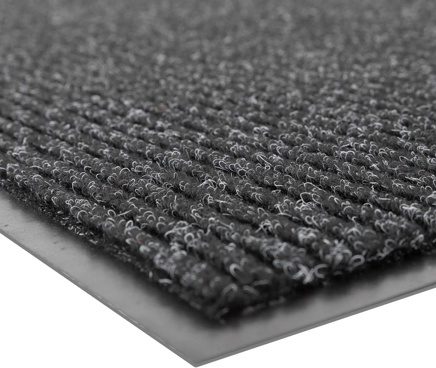 Notrax 109 Brush Step Carpeted Indoor/Outdoor Entrance Mat for Home or Office, 2' X 3', Absorbent Slip Resistant Heavy Duty Entry Mat, Charcoal, 109S0023CH