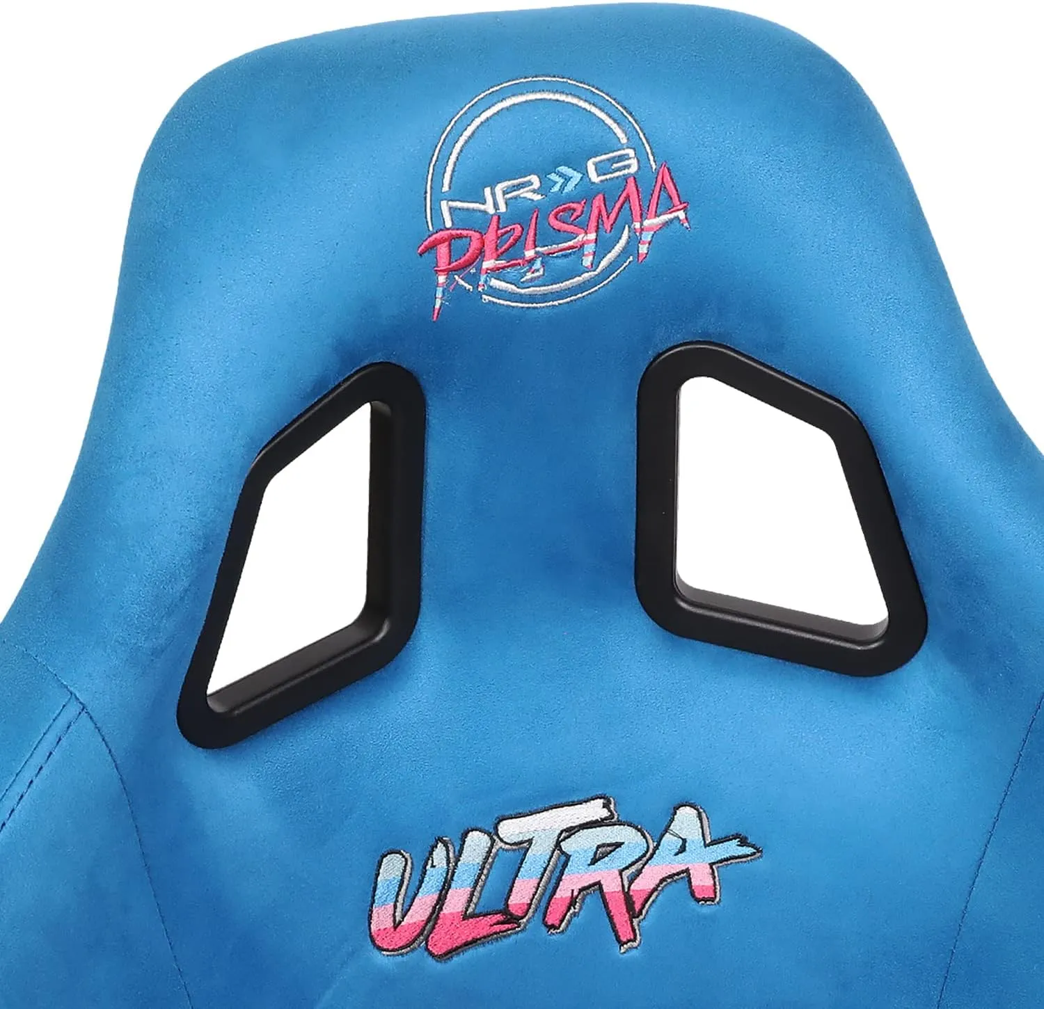 NRG Innovations NRG-FRP-302BL-ULTRA Universal Fixed Back Bucket Racing Seat for 6-Point Harnesses, Size L, Blue Seat Cover, 24" W X 36" H X 18" D