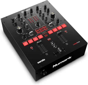 Numark Scratch | Two-Channel DJ Scratch Mixer for Serato DJ Pro (included) With Innofader Crossfader, DVS license, 6 Direct Access Effect Selectors, Performance Pads and 24-Bit Sound Quality