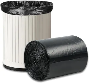O2frepak 13 Gallon Multipurpose Tear-Resistant Trash Bags,Heavy Duty,Tastless and Black Garbage Bags (100 Count,60x80cm)