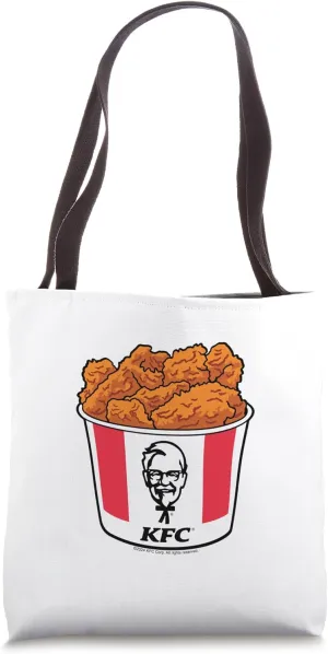 Officially Licensed KFC Colonel Sanders Chicken the Hard Way Tote Bag