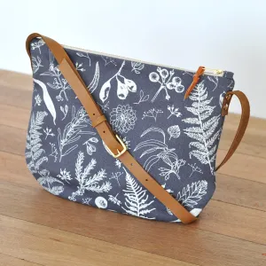 One Thousand Lines Gathered Shoulder Bag - A walk in the Adelaide Hills