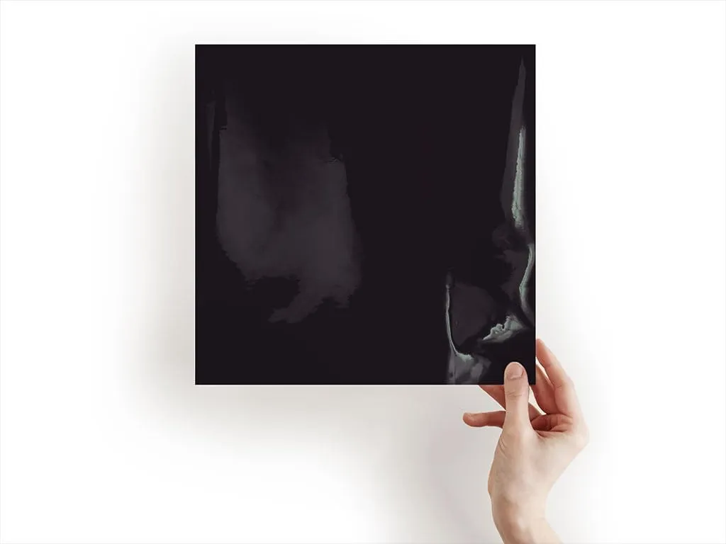 ORACAL 951 Series Premium Cast Film in Black - 12" x 5ft - Gloss Finish Silicone Coated Vinyl Sheet Roll for Decals, Signs and Graphics