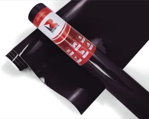 ORACAL 951 Series Premium Cast Film in Black - 12" x 5ft - Gloss Finish Silicone Coated Vinyl Sheet Roll for Decals, Signs and Graphics