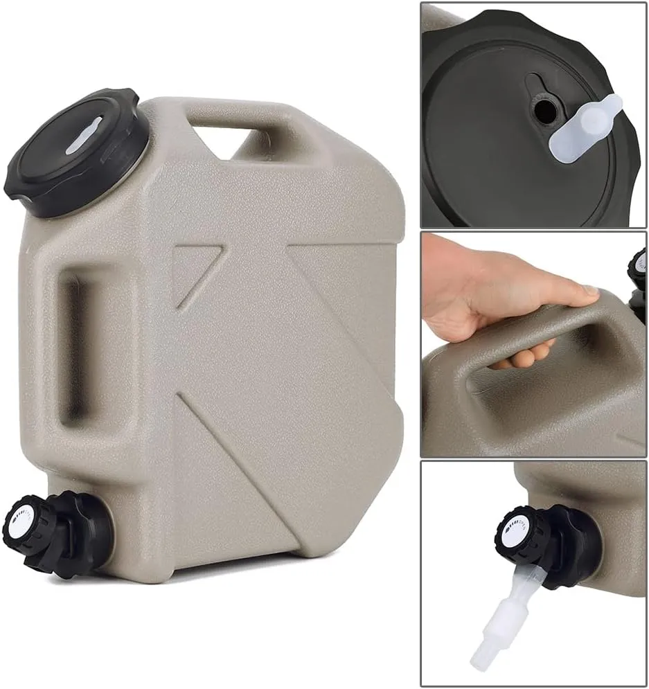 Orgonite Camping Water Container with Faucet - Portable Emergency Water Storage for Outdoor Camping Hiking