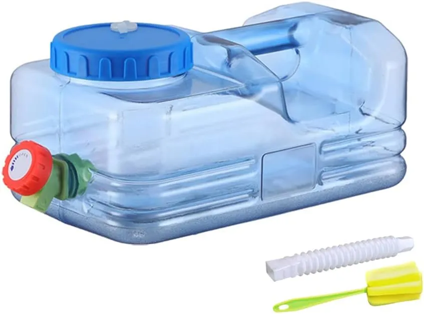 Orgonite Portable Camping Water Tank with Faucet - BPA Free Emergency Water Storage for Outdoor Camping Hiking