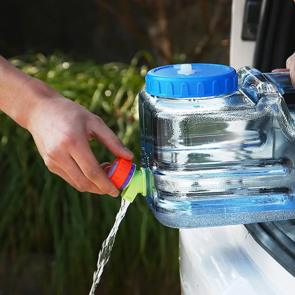 Orgonite Portable Camping Water Tank with Faucet - BPA Free Emergency Water Storage for Outdoor Camping Hiking