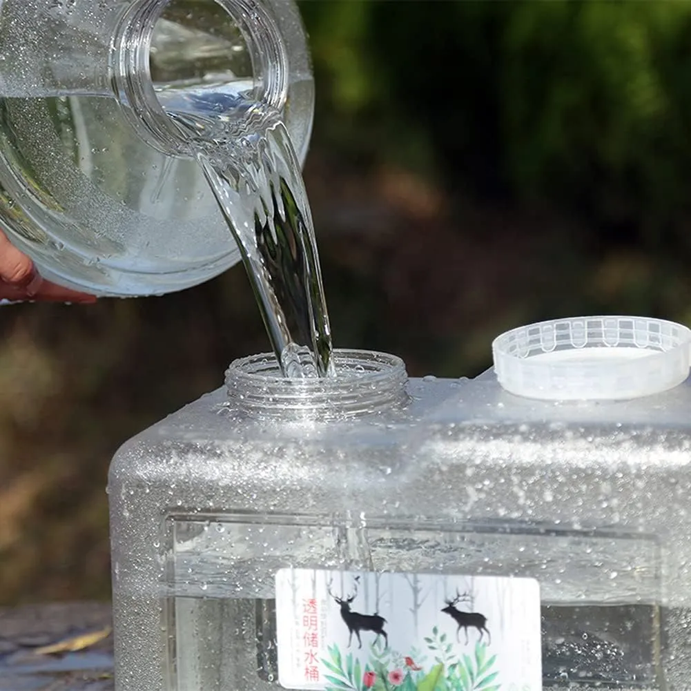 Orgonite Portable Camping Water Tank with Faucet - BPA Free Emergency Water Storage for Outdoor Camping Hiking