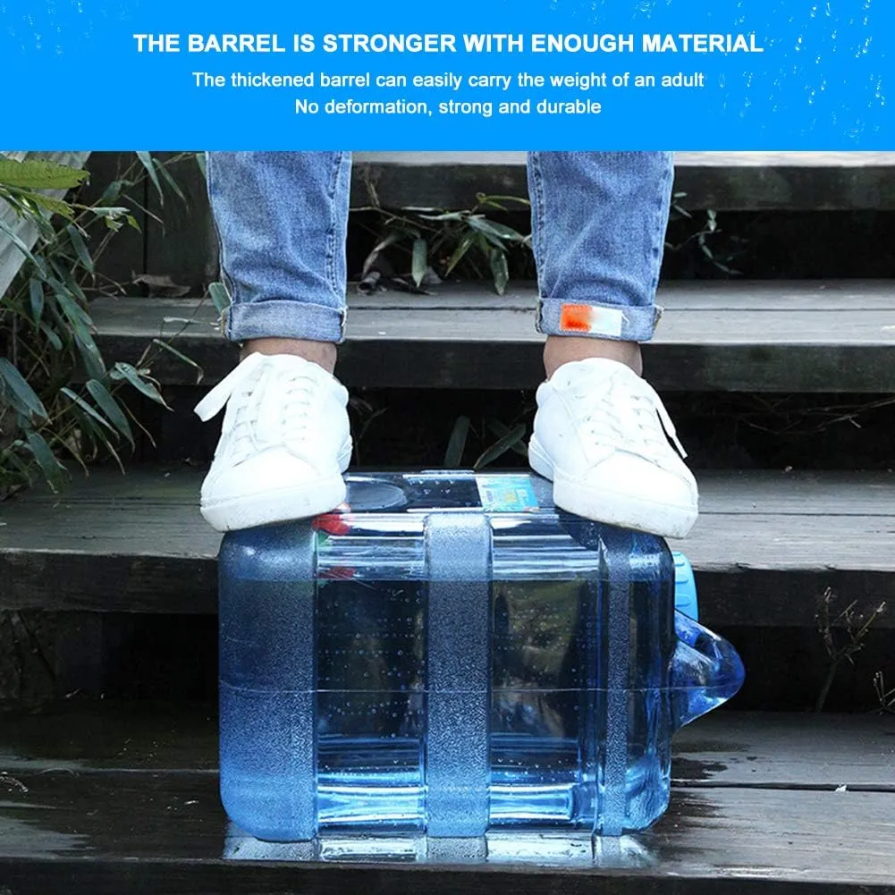 Orgonite Portable Camping Water Tank with Faucet - BPA Free Emergency Water Storage for Outdoor Camping Hiking