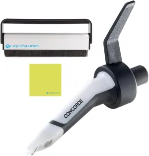 Ortofon Concorde MkII Scratch CC Single Cartridge and Spherical Stylus Bundle with Liquid Audio Carbon Fiber Record Brush & Instrument Polishing Cloth