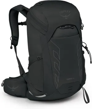 Osprey Tempest 26L Women's Lightweight Hiking Backpack with Hipbelt, Black/Coal Grey