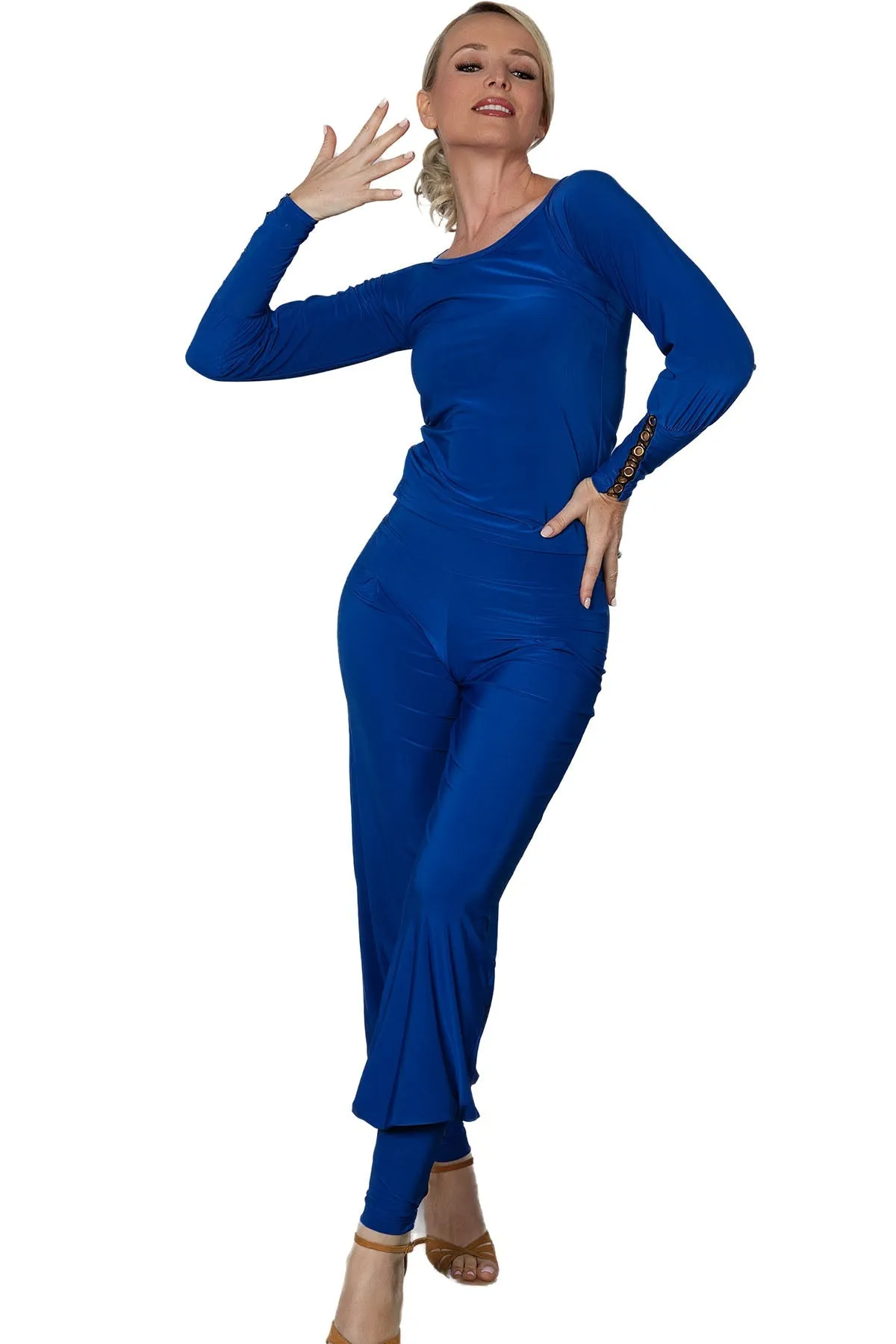 P2402 Circle Embellished Harem Pants