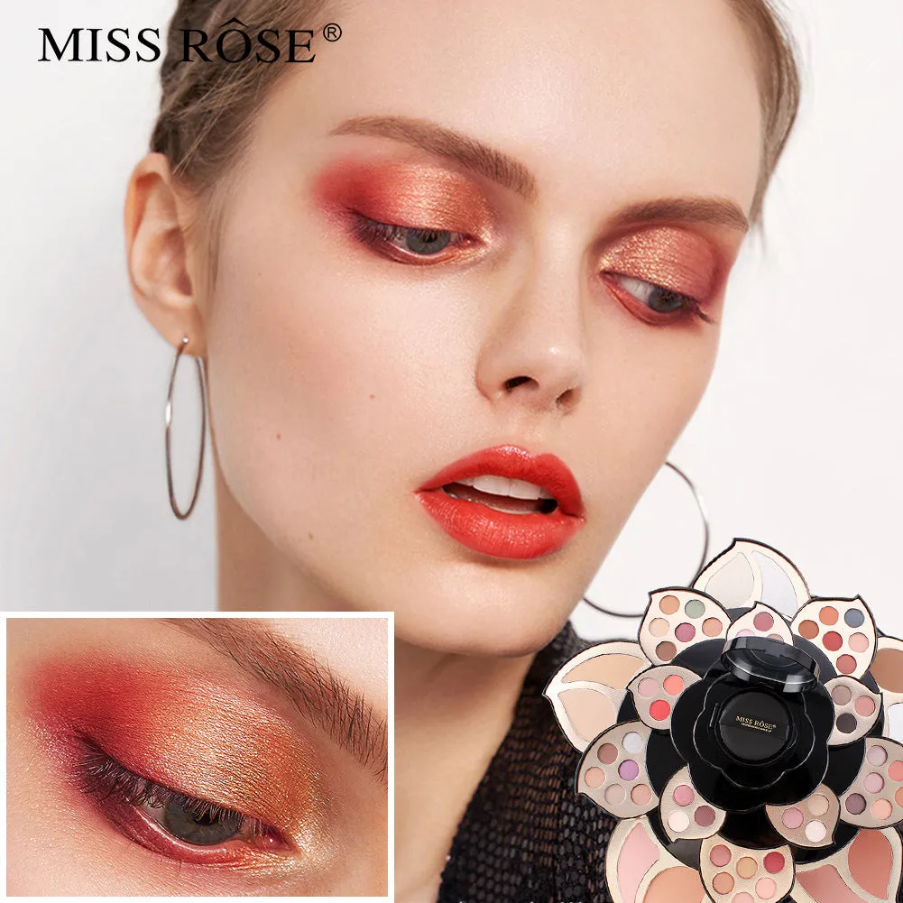 Palette Makeup Power-efficient Floral Set Best-reviewed Full Multifunctional with Black