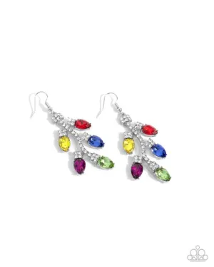 Paparazzi Earring ~ Christmas Lights