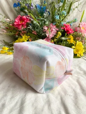 Pastel Garden Makeup Box Pouch