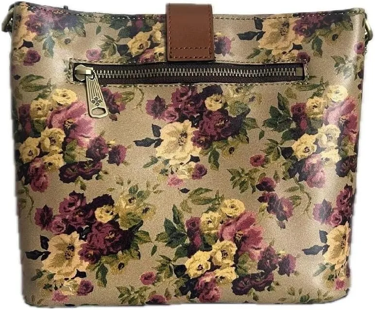 Patricia Nash Leather Irving Bucket Crossbody Bag