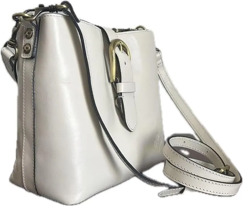 Patricia Nash Leather Irving Bucket Crossbody Bag