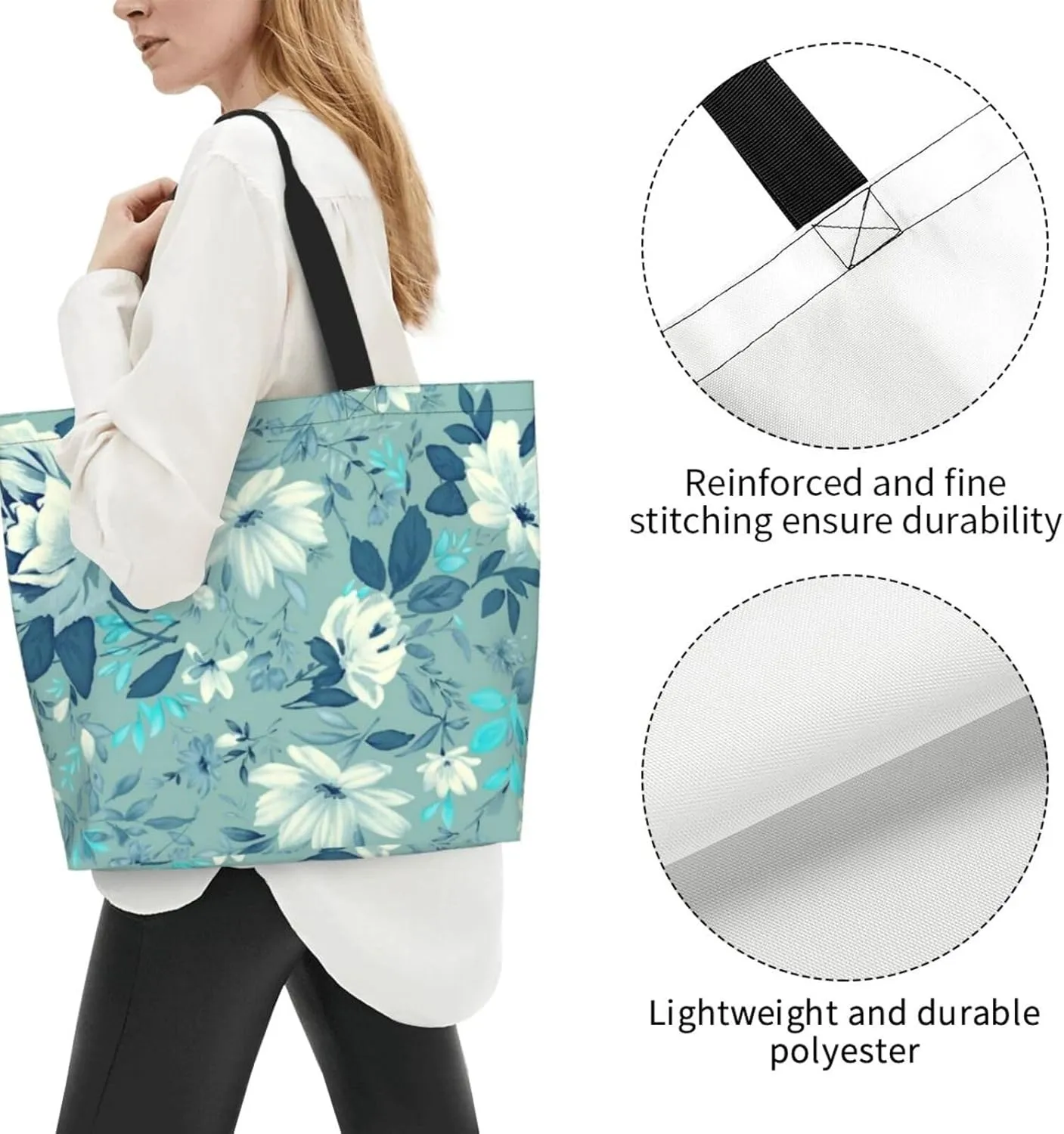 Peach Light Pink Tote Bag Shopping Bag Portable Handbags Tote Shoulder Bucket Bags for Women