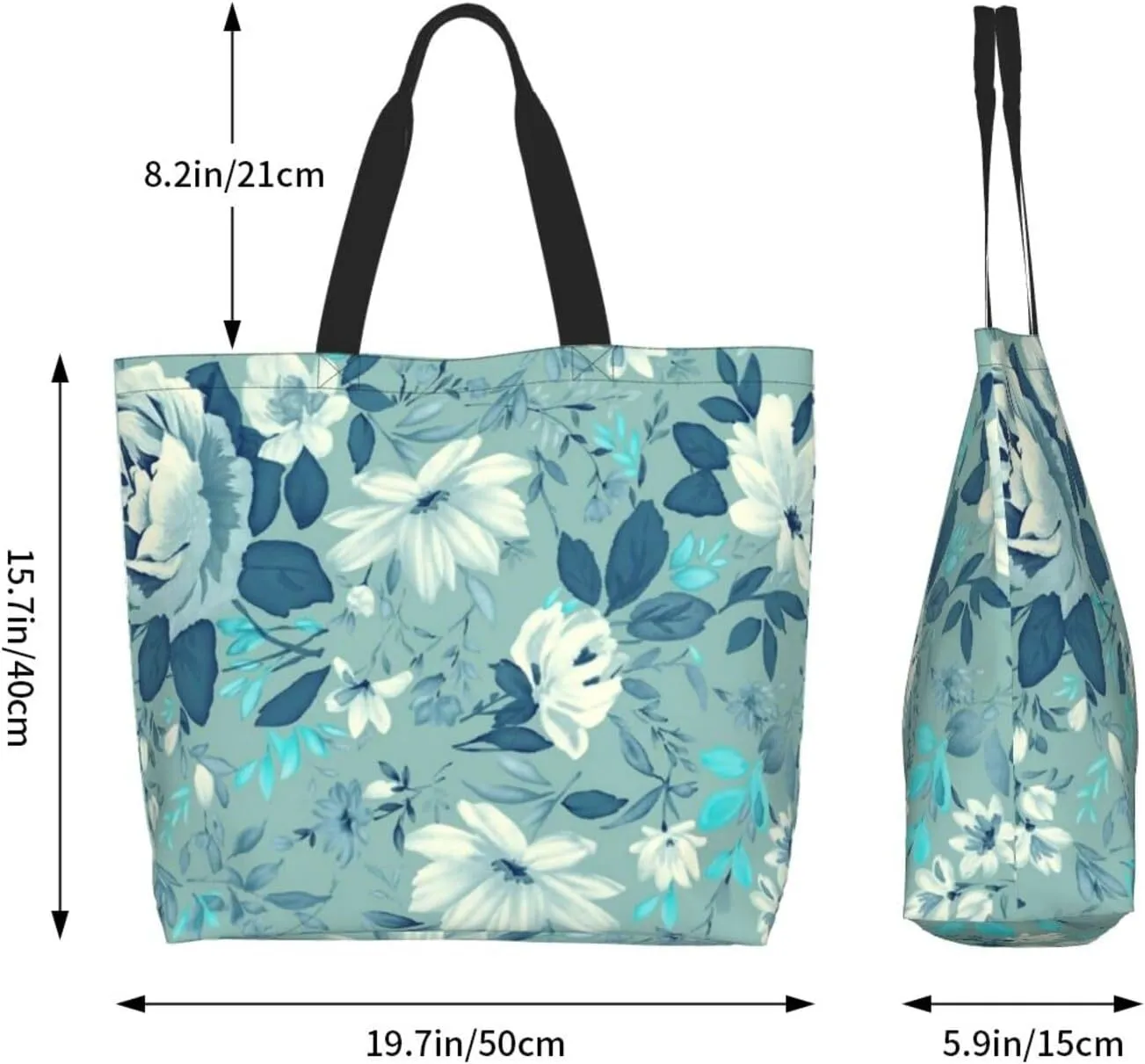 Peach Light Pink Tote Bag Shopping Bag Portable Handbags Tote Shoulder Bucket Bags for Women
