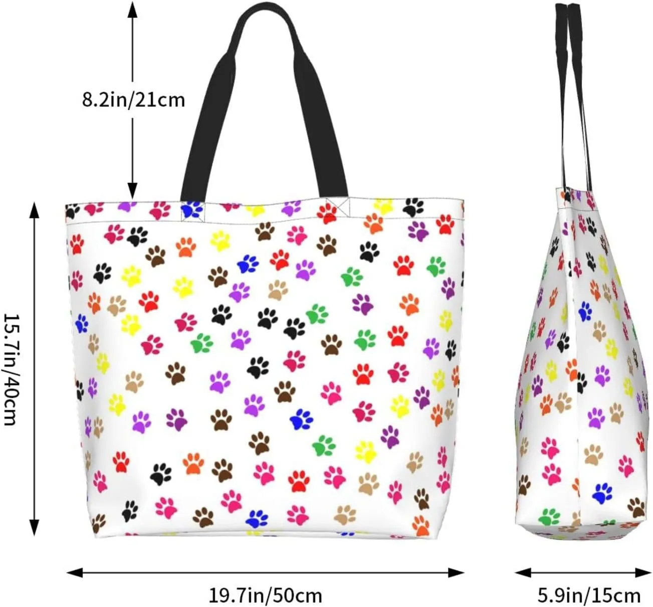 Peach Light Pink Tote Bag Shopping Bag Portable Handbags Tote Shoulder Bucket Bags for Women