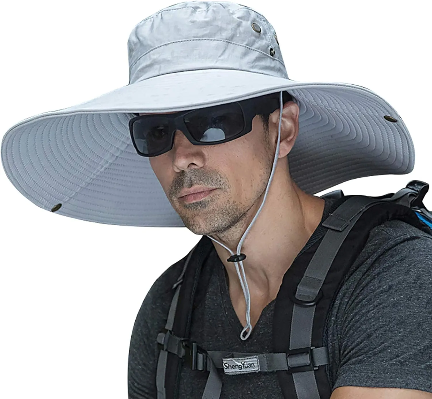 Peicees Super Wide Brim Sun Hat Men Women Fishing Bucket Hat Safari Cowboy Hat