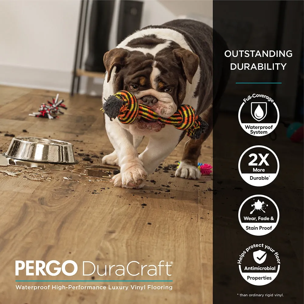 Pergo DuraCraft Waterproof Wood Look Luxury Vinyl Plank - Paris Oak