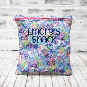 Personalized Axolotl Reusable Food Bag