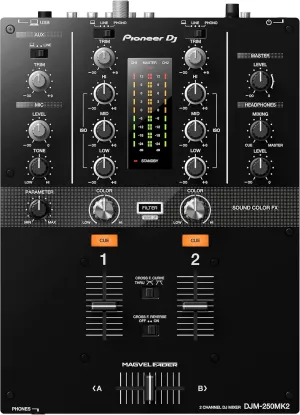 Pioneer DJ DJM-250MK2 2-Channel DJ Mixer