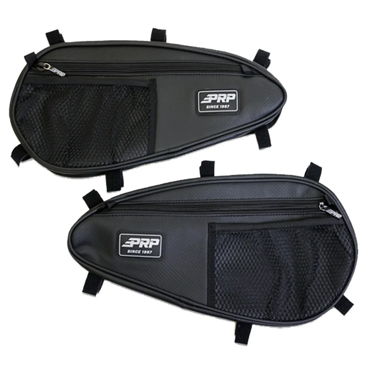 Polaris RZR Lower Door Bags (Pair) and Knee Pads for Doors with Speakers - BUNDLE