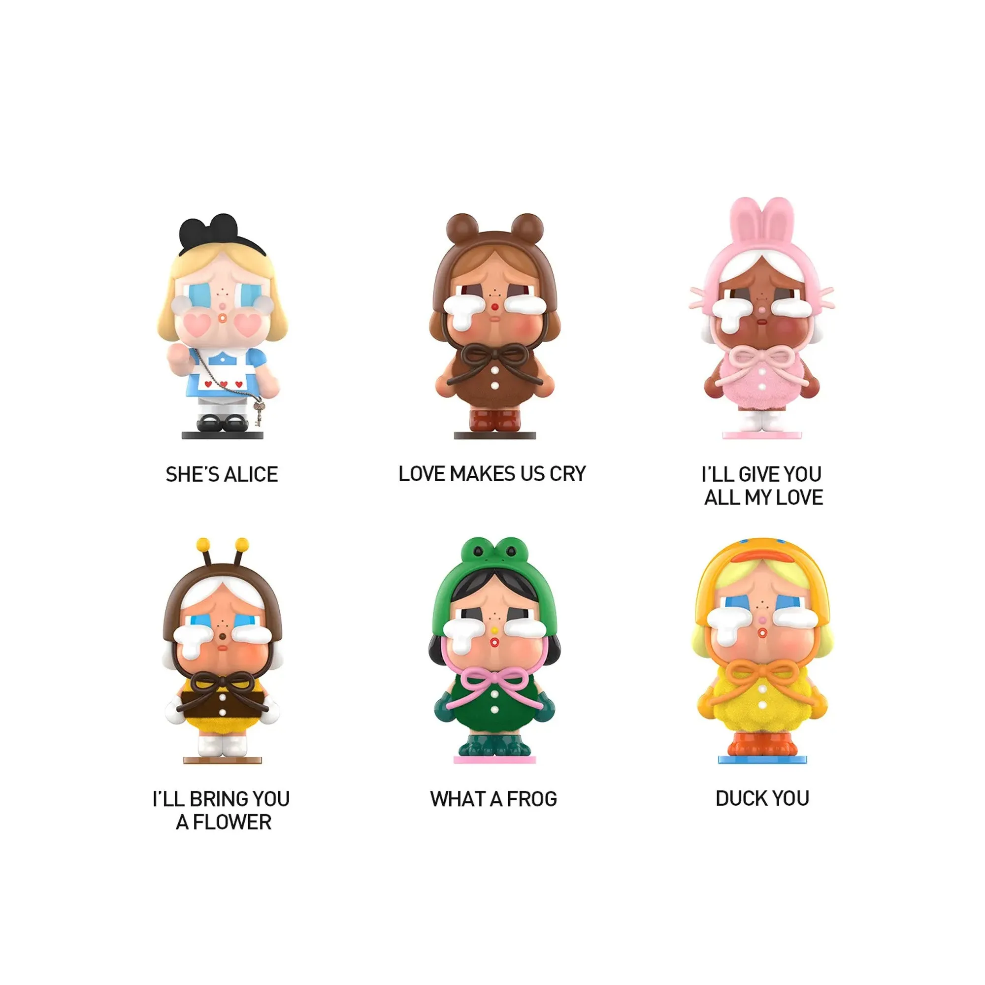 POP MART CRYBABY Crying Again Series Vinyl Plush Pendant (Single Blind Box)