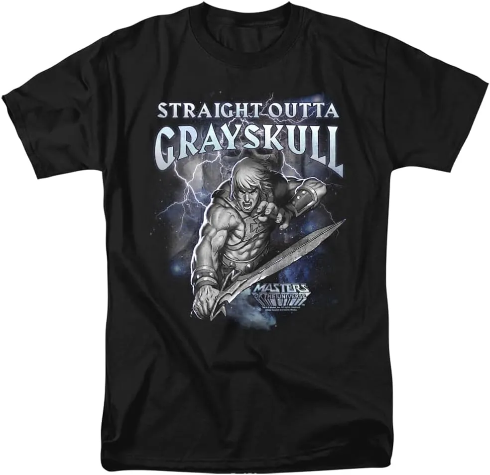 Popfunk Masters of The Universe Straight Outta Grayskull Unisex Adult T Shirt