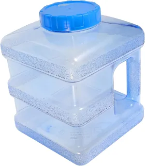 Portable Outdoor Water Storage Jug Lightweight Emergency Water Carrier Safe Material for Camping Hiking and Household Use Easy to Carry Container