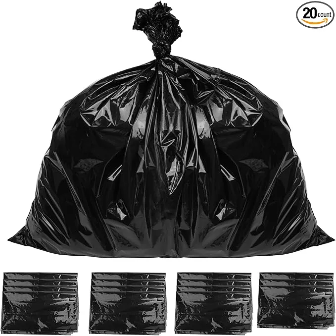 Portable Toilet Bags Disposable Waste Wag Bags Bucket Toilet Liner 12 Gallon for Camping Hiking Trip Thickened Leak-Proof Trash Bags