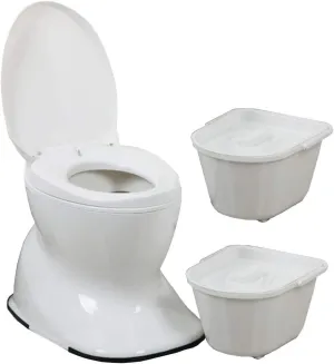 Portable Toilet Household Mobile Toilets,Portable Toilet for Elderly Pregnant Women,Non-Slip, Lightweight and l Camping Toilet (Size : Style 2) ()