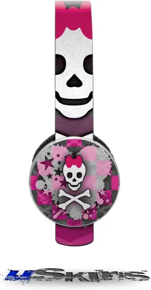 Princess Skull Heart Decal Style Skin (fits Sol Republic Tracks Headphones - Headphones NOT Included)