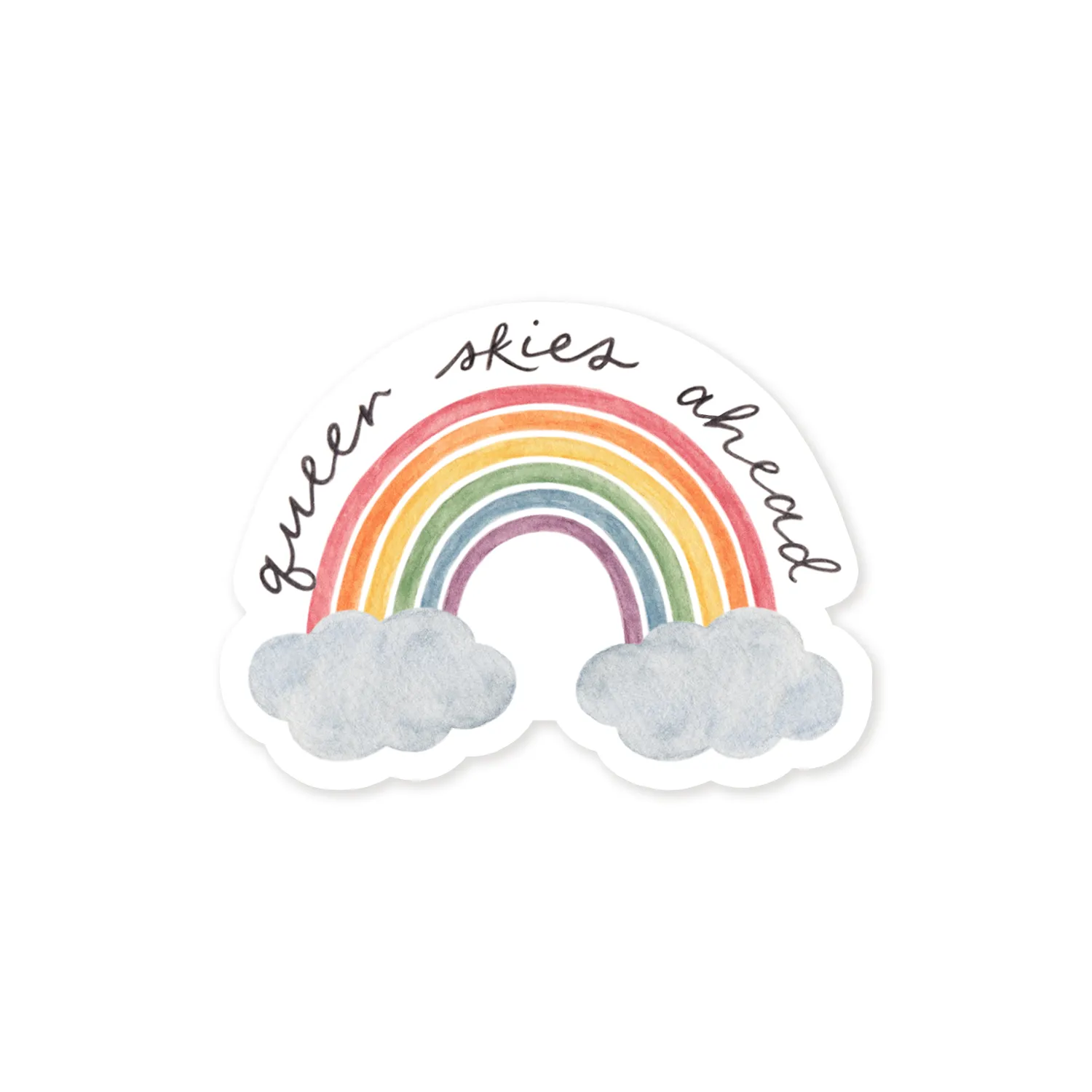 Queer Skies Pride LGBTQ  -Vinyl Sticker
