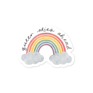 Queer Skies Pride LGBTQ  -Vinyl Sticker