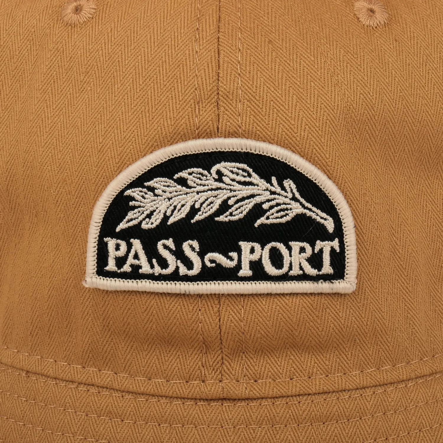 Quill Patch 6 Panel Bucket Hat (Tan)