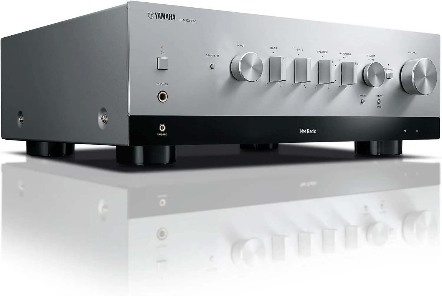 R-N1000A Network Receiver with Phono, HDMI and Built-in DAC, Silver
