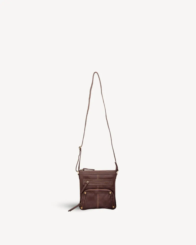 Ranch Crossbody Sling Bag - Brown