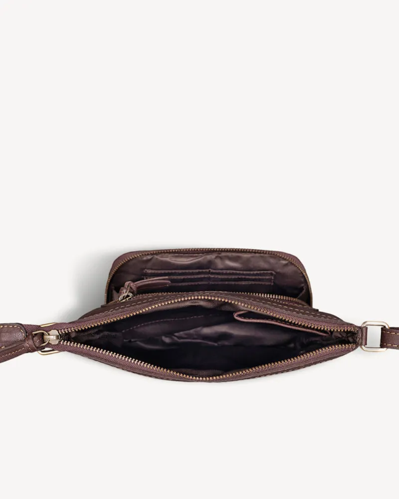 Ranch Crossbody Sling Bag - Brown