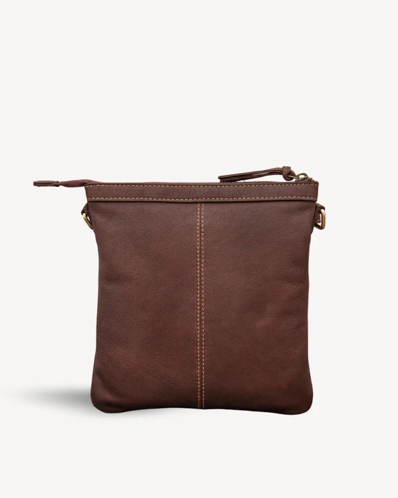 Ranch Crossbody Sling Bag - Brown