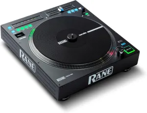 Rane Twelve MKII | 12-Inch Motorized Vinyl Like Turntable with USB MIDI & DVS Control for Traktor, Virtual Serato DJ, Black (TWELVEMKII)